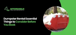 dumpster rental Knoxville TN