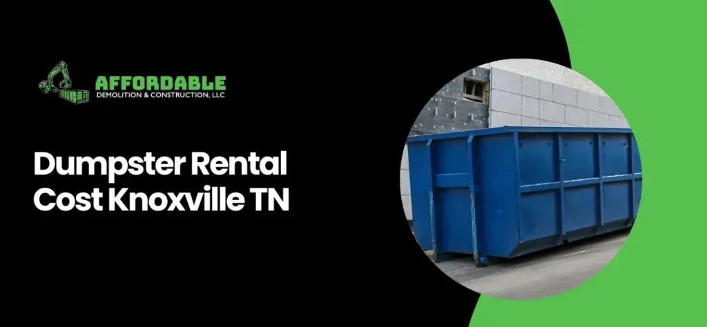dumpster rental Knoxville TN