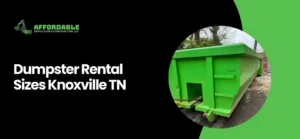 Dumpster Rentals Sizes