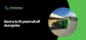15 yard dumpster rental Knoxville TN