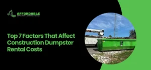 Construction Dumpster Rental Cost