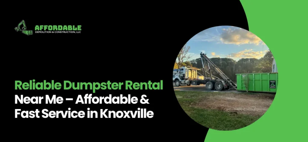 Dumpster Rental Near Me
