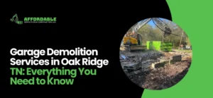 Garage Demolition Services