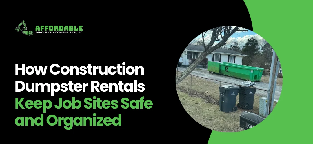 Construction Dumpster Rentals Alcoa, TN