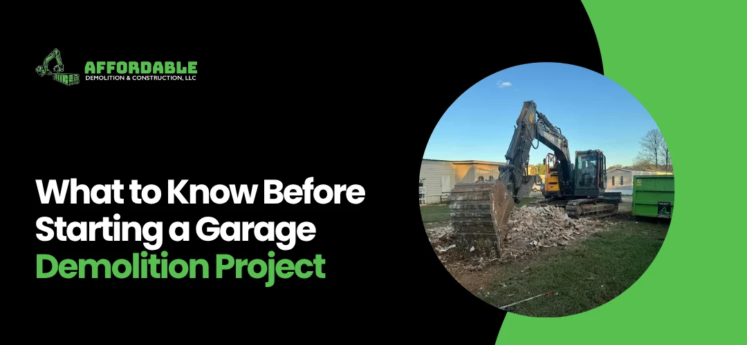 Garage Demolition Knoxville TN