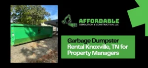 Garbage Dumpster Rental Knoxville, TN