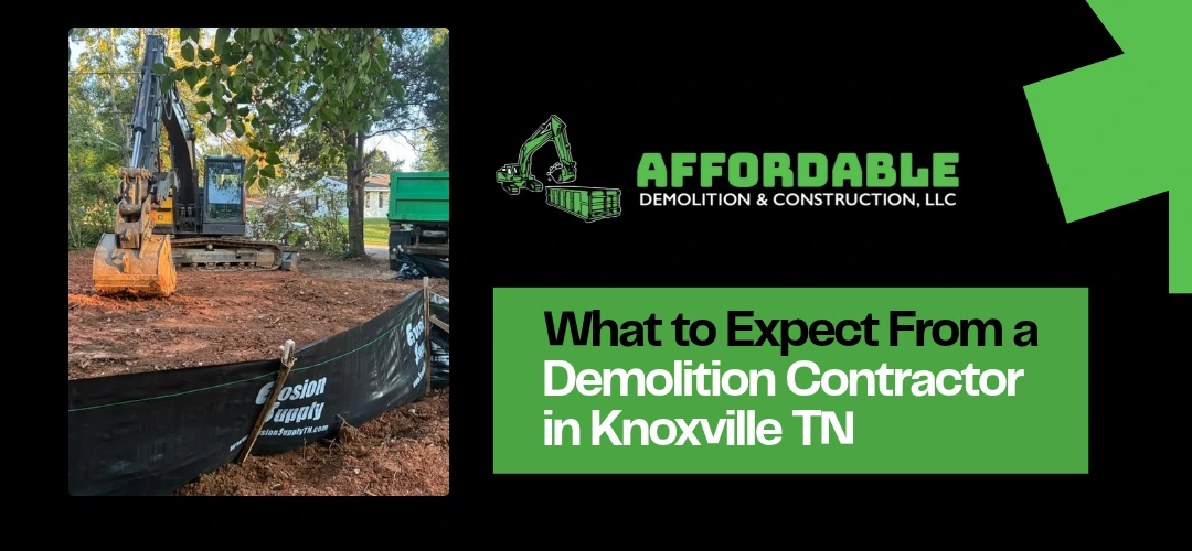 Demolition Contractor in Knoxville TN