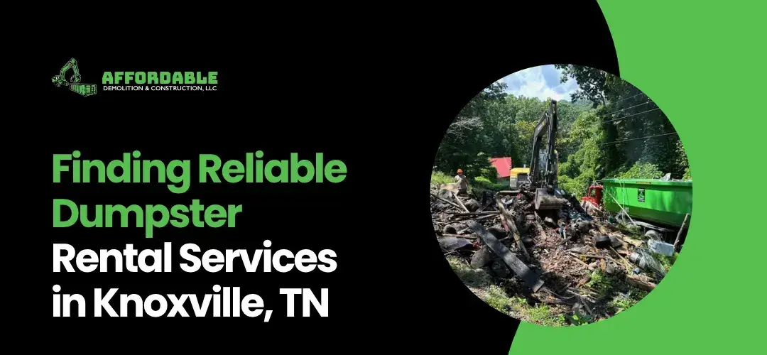 Dumpster Rental Services in Knoxville, TN